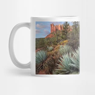 Agave And Coffee Pot Rock Near Sedona Mug